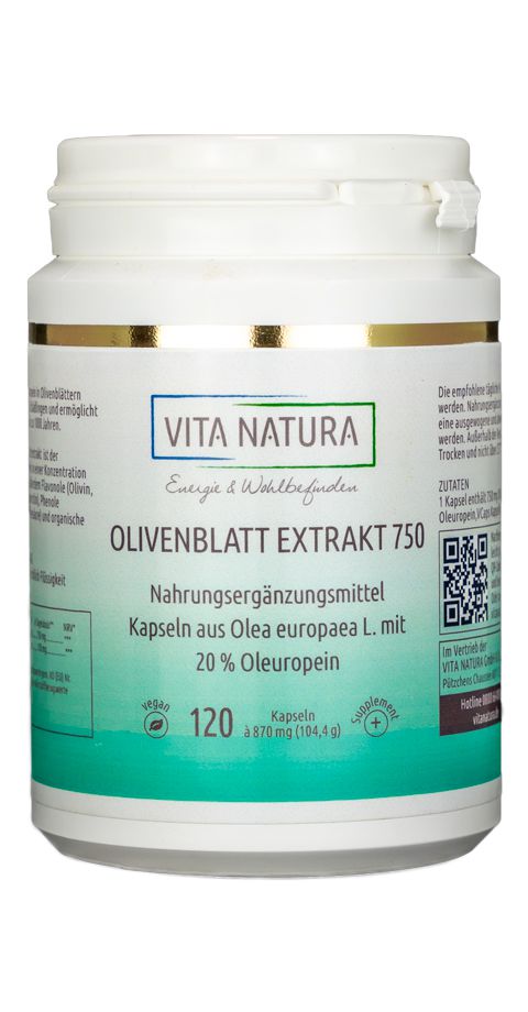 Vita Natura Olivenblatt Extrakt