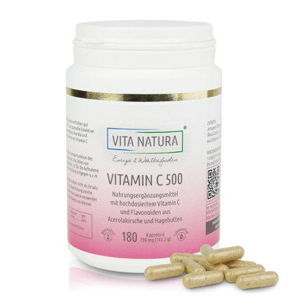 Dose Vitamin C Kapseln von Vita Natura